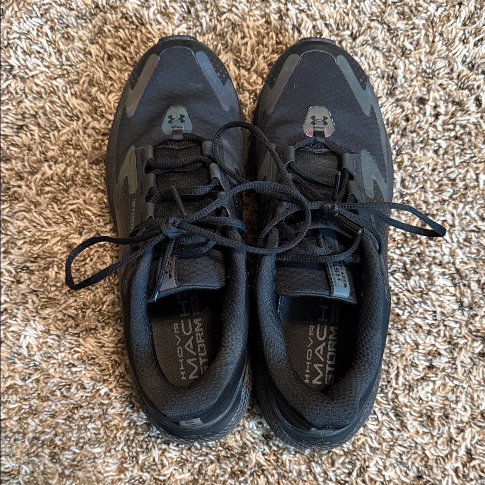 Under Armour HOVR Storm Black and Gray Athletic Shoes